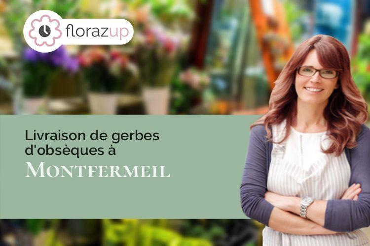 créations florales pour un enterrement à Montfermeil (Seine-Saint-Denis/93370)