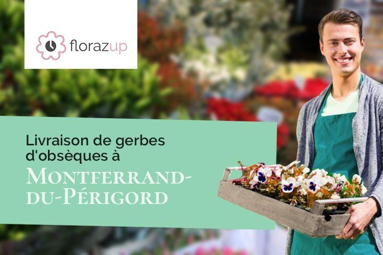 créations de fleurs pour des obsèques à Montferrand-du-Périgord (Dordogne/24440)