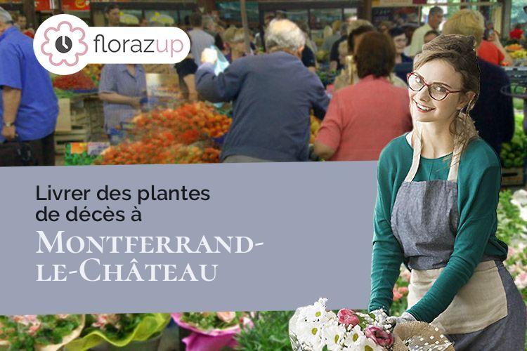 créations florales pour des obsèques à Montferrand-le-Château (Doubs/25320)