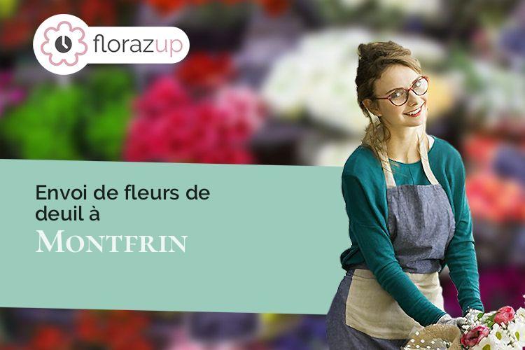 compositions florales pour des obsèques à Montfrin (Gard/30490)