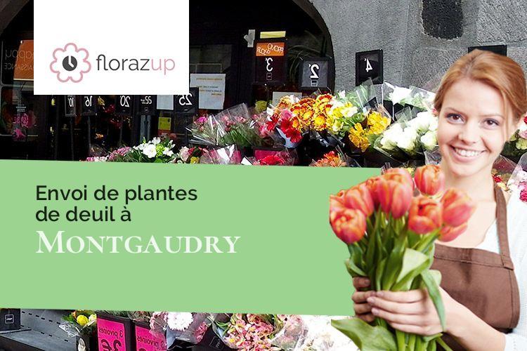 gerbes de fleurs pour des obsèques à Montgaudry (Orne/61360)
