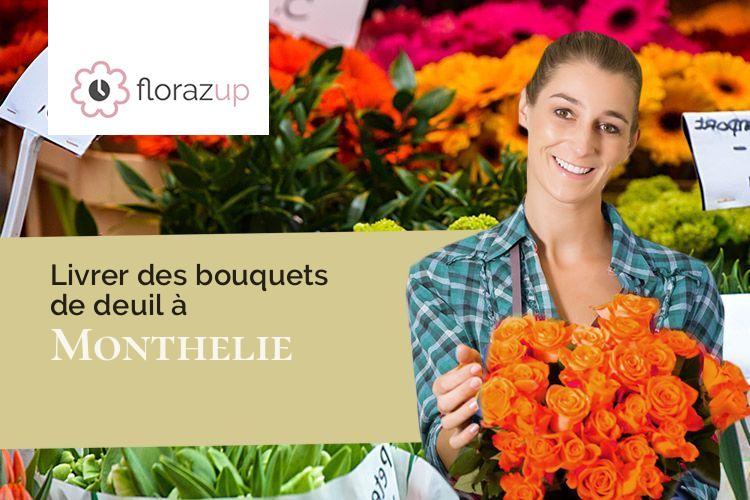 bouquets de fleurs pour des obsèques à Monthelie (Côte-d'Or/21190)
