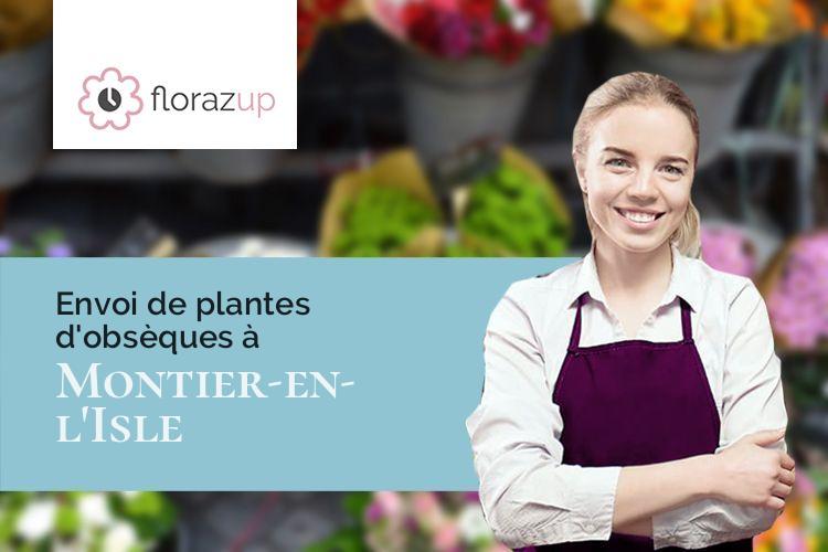 créations florales pour un deuil à Montier-en-l'Isle (Aube/10200)