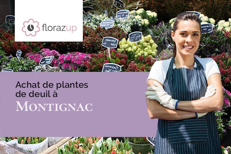 créations florales pour un enterrement à Montignac (Hautes-Pyrénées/65690)