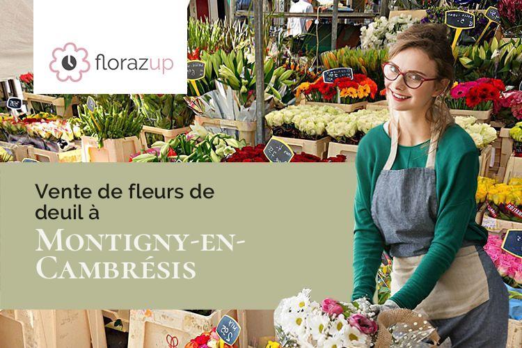 bouquets de fleurs pour des obsèques à Montigny-en-Cambrésis (Nord/59225)