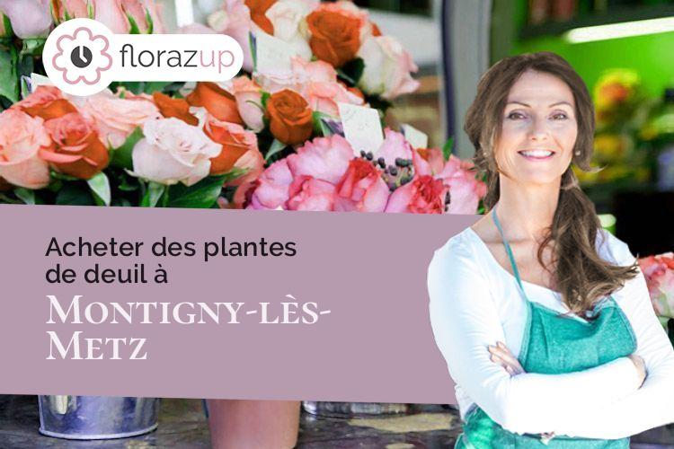 coeur de fleurs pour un enterrement à Montigny-lès-Metz (Moselle/57158)