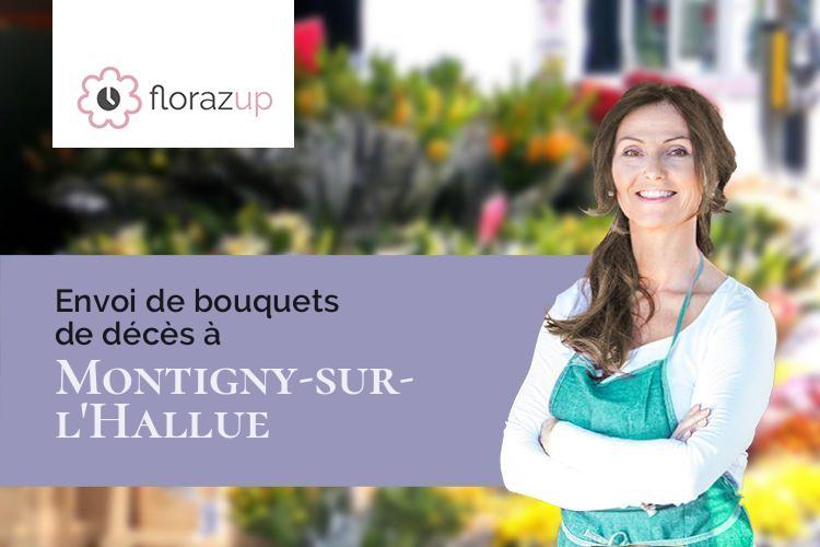 créations florales pour des funérailles à Montigny-sur-l'Hallue (Somme/80260)