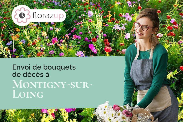 coupes de fleurs pour un décès à Montigny-sur-Loing (Seine-et-Marne/77690)