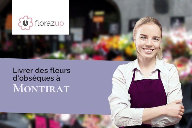 compositions de fleurs pour un enterrement à Montirat (Aude/11800)