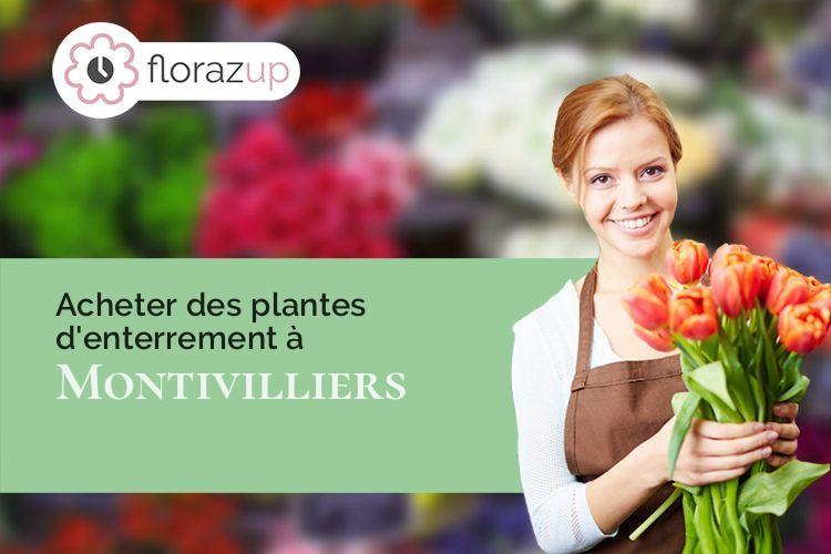 fleurs deuil pour un enterrement à Montivilliers (Seine-Maritime/76290)