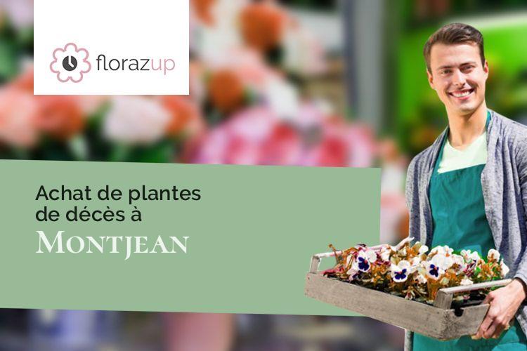 fleurs deuil pour un deuil à Montjean (Mayenne/53320)