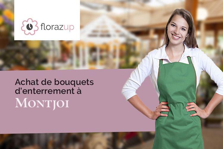 créations de fleurs pour un décès à Montjoi (Aude/11330)