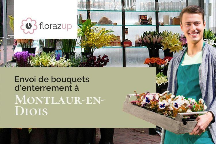 créations florales pour un décès à Montlaur-en-Diois (Drôme/26310)
