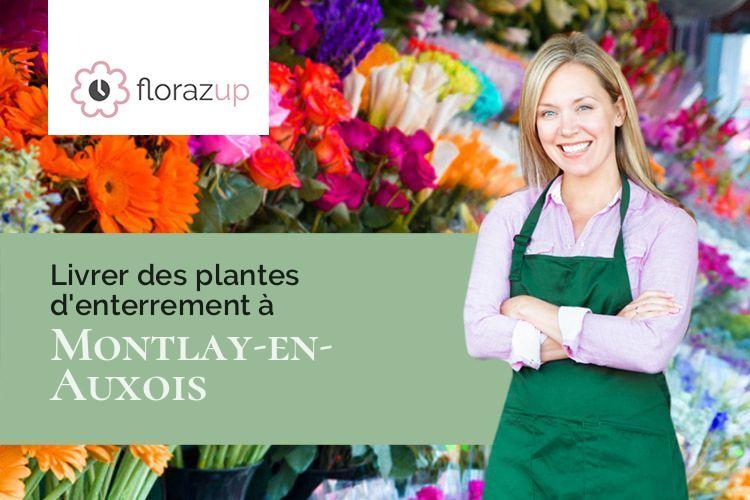 créations florales pour un décès à Montlay-en-Auxois (Côte-d'Or/21210)