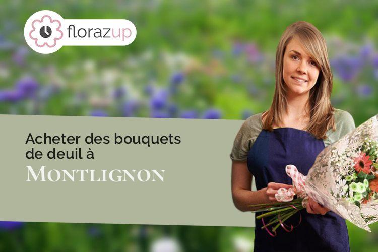 couronnes florales pour des funérailles à Montlignon (Val-d'Oise/95680)