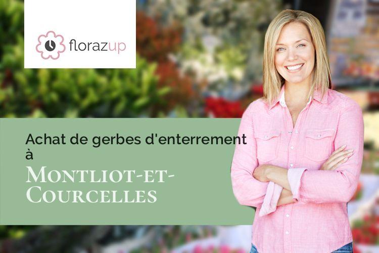 coupes de fleurs pour un deuil à Montliot-et-Courcelles (Côte-d'Or/21400)