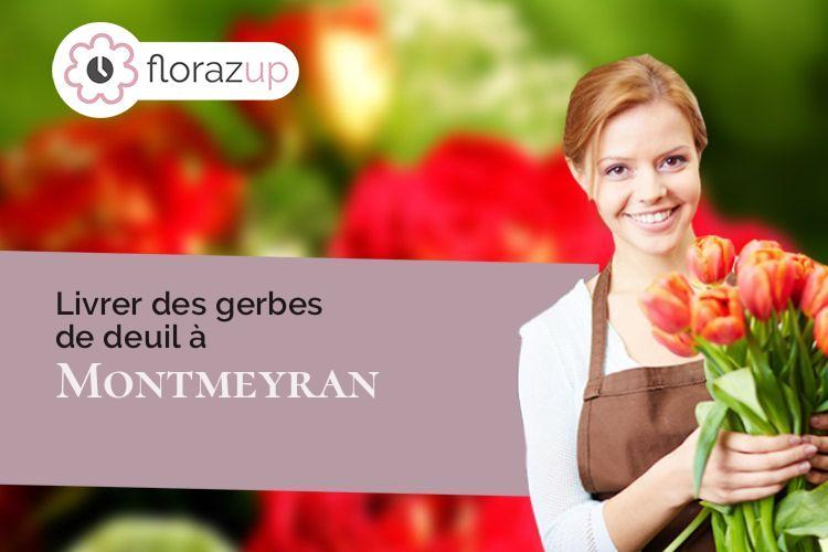coupes de fleurs pour un deuil à Montmeyran (Drôme/26120)
