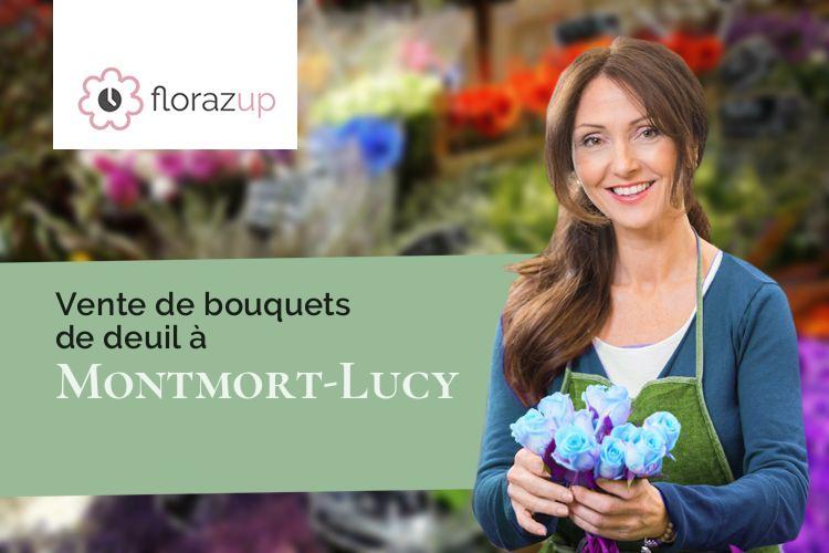 compositions florales pour un deuil à Montmort-Lucy (Marne/51270)
