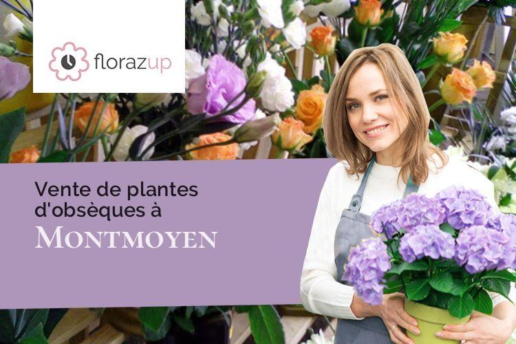 couronnes florales pour un enterrement à Montmoyen (Côte-d'Or/21290)