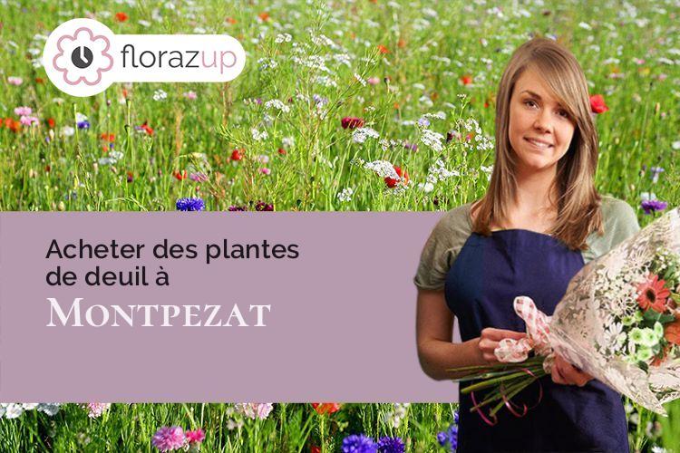 bouquets de fleurs pour un enterrement à Montpezat (Gard/30730)