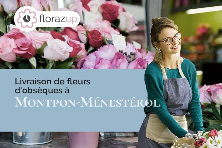 compositions de fleurs pour une crémation à Montpon-Ménestérol (Dordogne/24700)