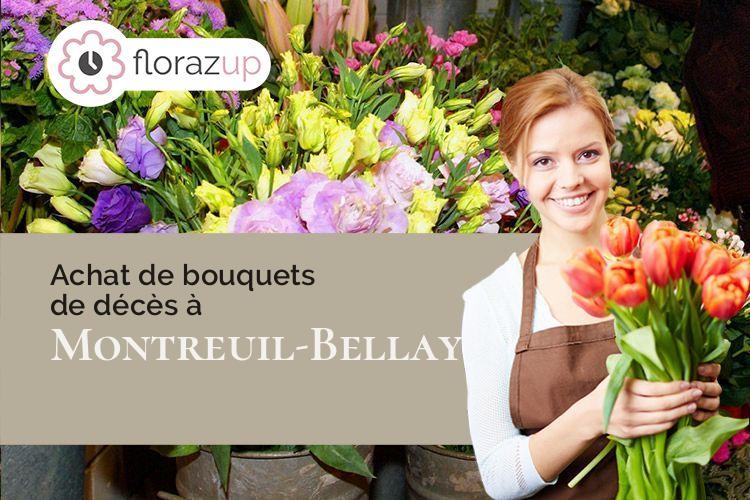 créations de fleurs pour un décès à Montreuil-Bellay (Maine-et-Loire/49260)