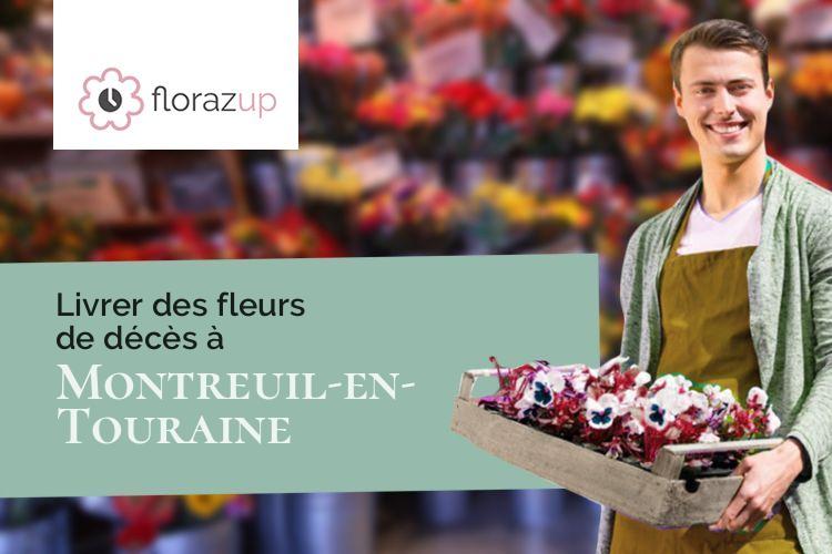 compositions de fleurs pour un décès à Montreuil-en-Touraine (Indre-et-Loire/37530)