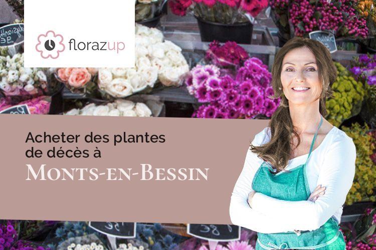 créations florales pour une crémation à Monts-en-Bessin (Calvados/14310)