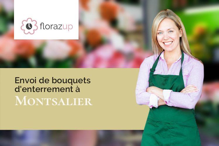 gerbes de fleurs pour un enterrement à Montsalier (Alpes-de-Haute-Provence/04150)