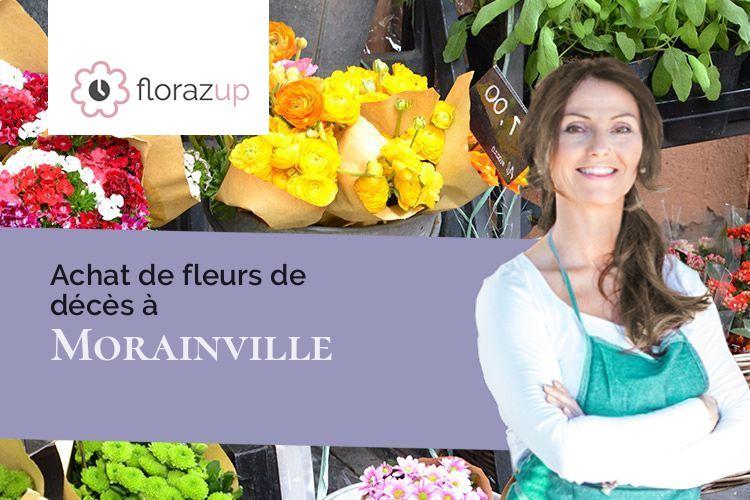 couronnes de fleurs pour une crémation à Morainville (Eure-et-Loir/28700)