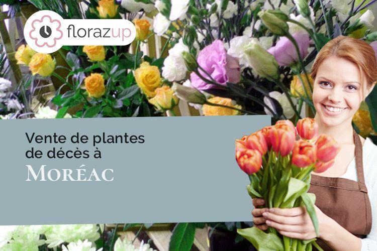 bouquets de fleurs pour des funérailles à Moréac (Morbihan/56500)