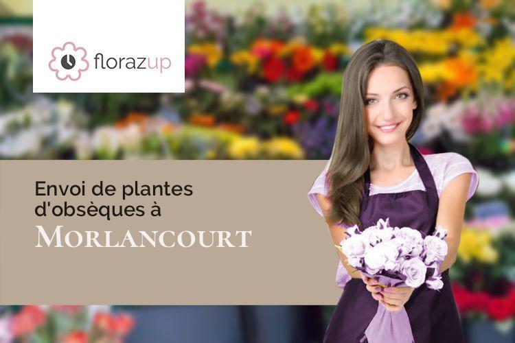 compositions de fleurs pour un décès à Morlancourt (Somme/80300)