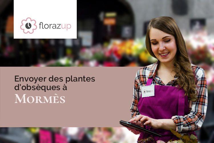 compositions florales pour des obsèques à Mormès (Gers/32240)