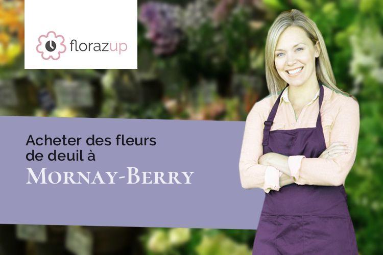 coeurs de fleurs pour des obsèques à Mornay-Berry (Cher/18350)