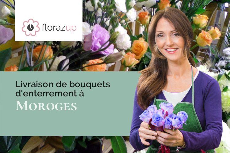 bouquets de fleurs pour des obsèques à Moroges (Saône-et-Loire/71390)
