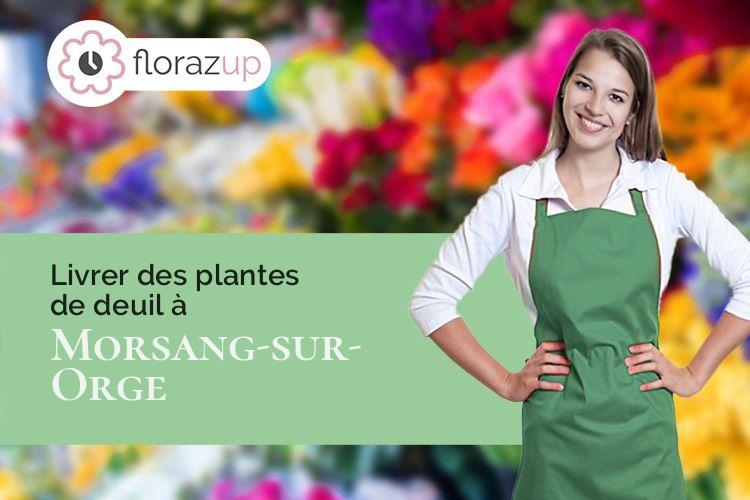 fleurs deuil pour un décès à Morsang-sur-Orge (Essonne/91390)