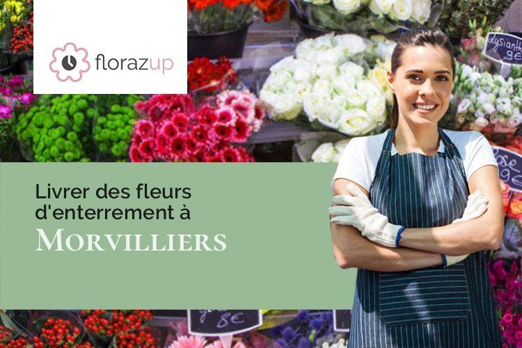 gerbes de fleurs pour un décès à Morvilliers (Aube/10500)