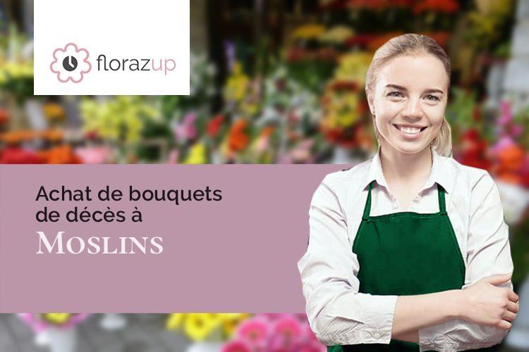 gerbes de fleurs pour un décès à Moslins (Marne/51200)