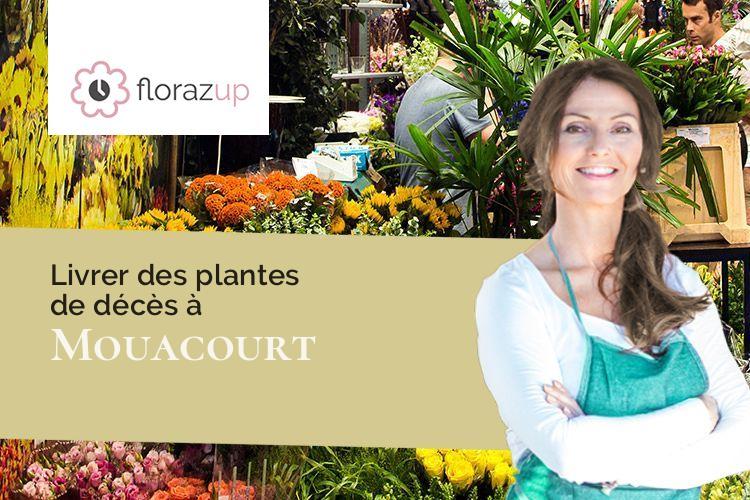 créations de fleurs pour un enterrement à Mouacourt (Meurthe-et-Moselle/54370)