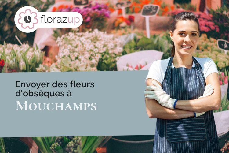 fleurs deuil pour une crémation à Mouchamps (Vendée/85640)