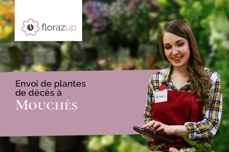 coupes de fleurs pour un décès à Mouchès (Gers/32300)
