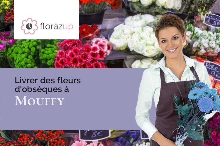 gerbes de fleurs pour des obsèques à Mouffy (Yonne/89560)