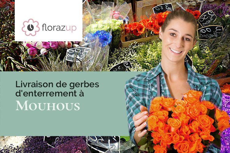 compositions de fleurs pour des funérailles à Mouhous (Pyrénées-Atlantiques/64330)