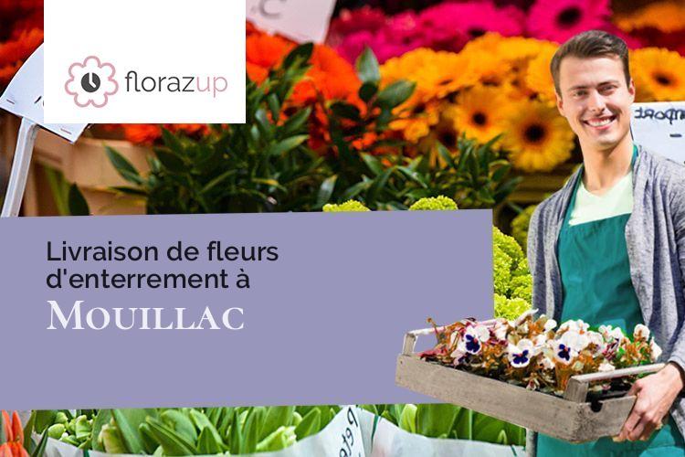 bouquets de fleurs pour des funérailles à Mouillac (Gironde/33240)