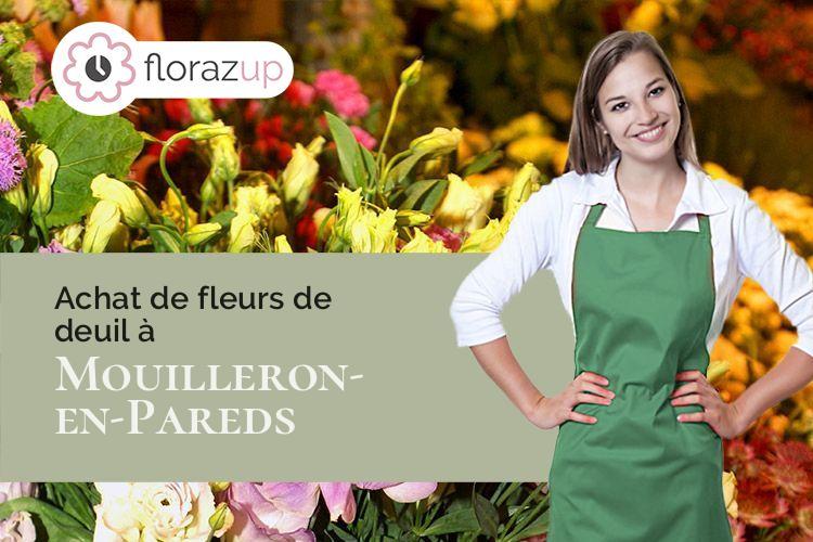 coupes de fleurs pour un enterrement à Mouilleron-en-Pareds (Vendée/85390)