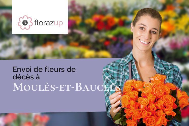 créations de fleurs pour des obsèques à Moulès-et-Baucels (Hérault/34190)