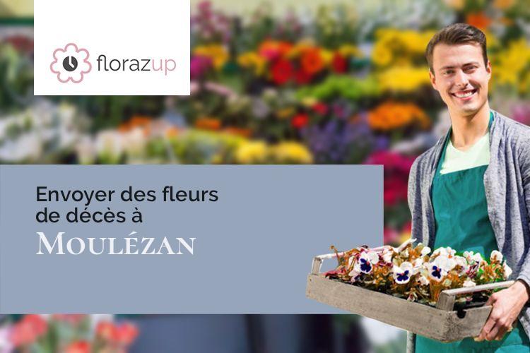coupes de fleurs pour des obsèques à Moulézan (Gard/30350)
