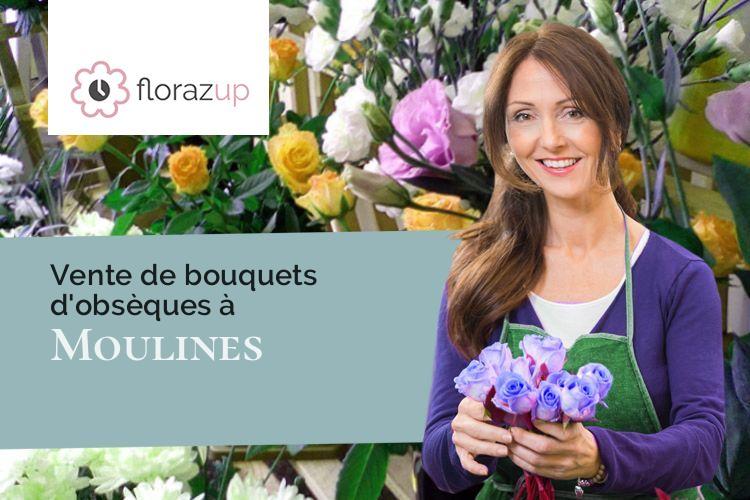 créations florales pour des obsèques à Moulines (Calvados/14220)
