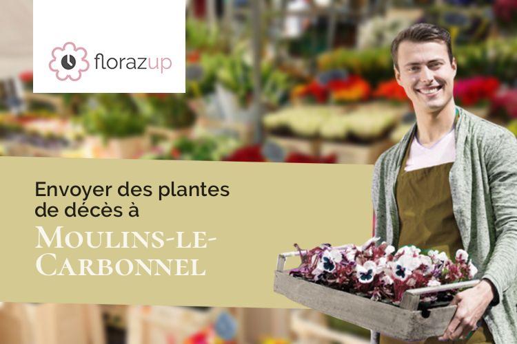 compositions de fleurs pour une crémation à Moulins-le-Carbonnel (Sarthe/72130)