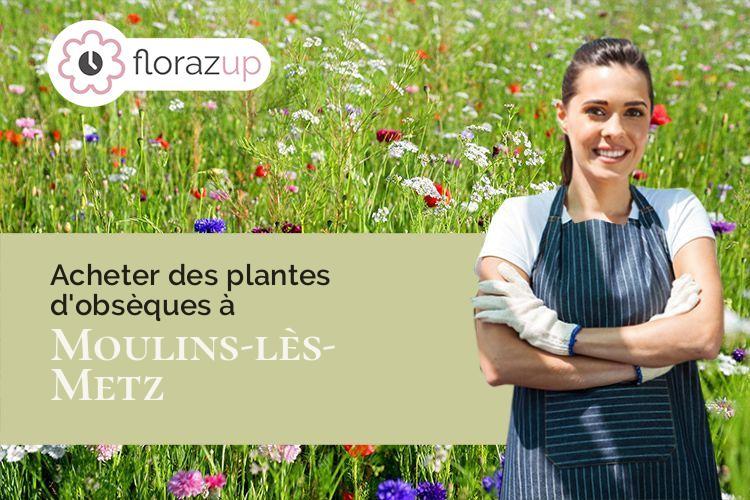 gerbes de fleurs pour des obsèques à Moulins-lès-Metz (Moselle/57160)